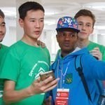 Приезд участников XIX Всемирного фестиваля молодёжи и студентов в ВДЦ «Океан»