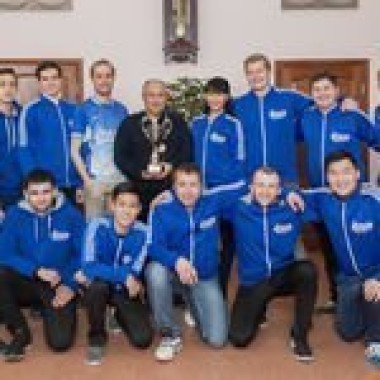 Встреча футбольной команды ВДЦ «Океан» с директором Андреем Базилевским
