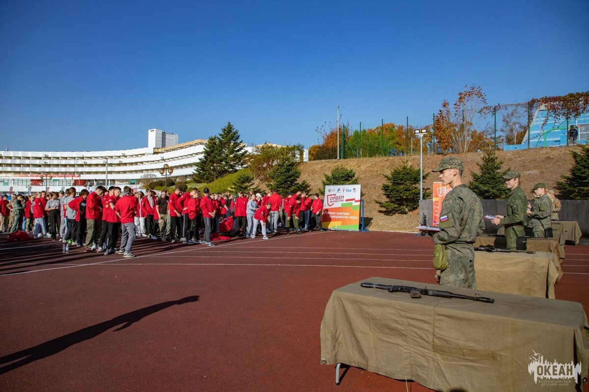 Океанцы программы «Орден мужества» приняли участие в военно-спортивной игре «Защитники»