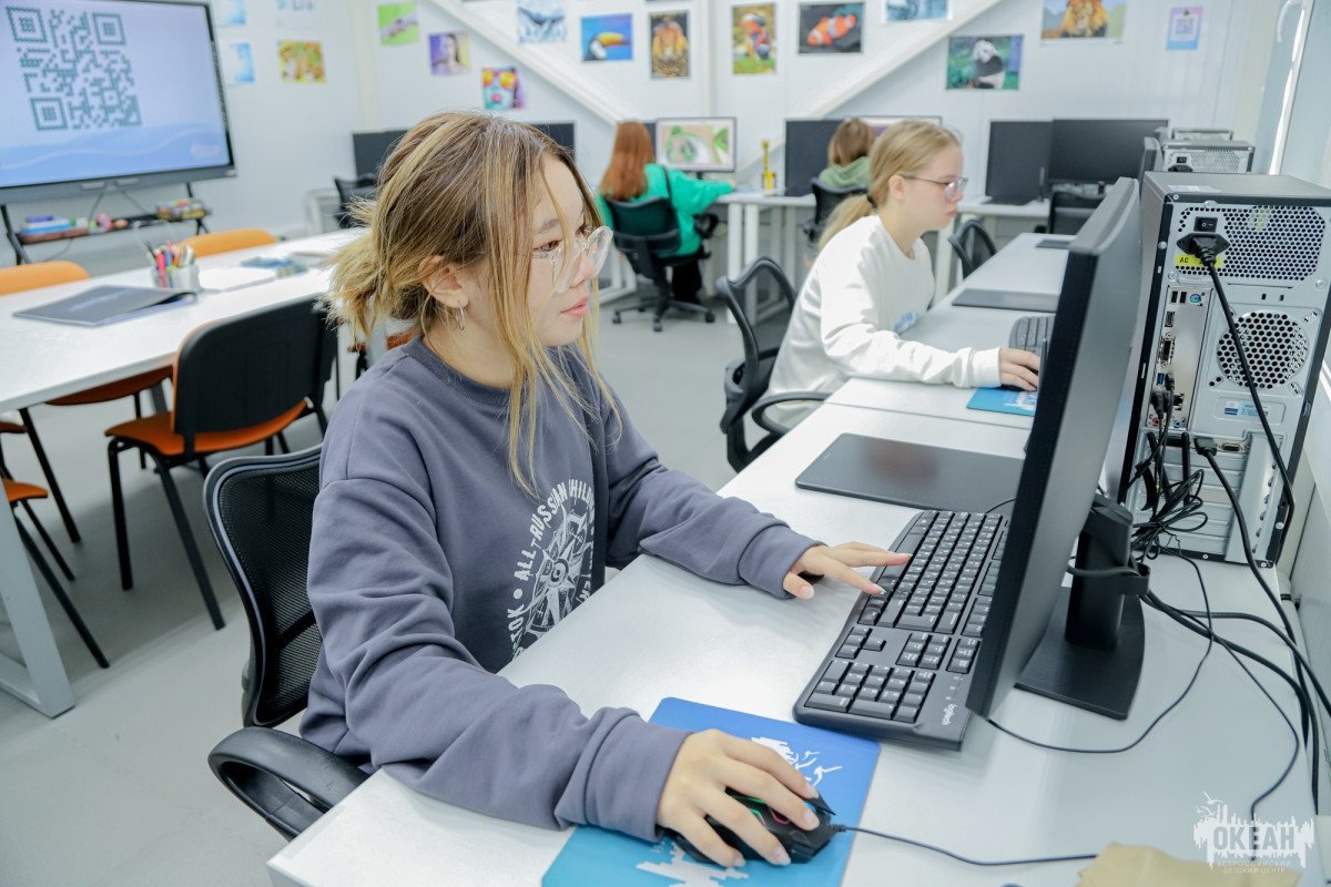 В детском центре проходит образовательный курс «“Океан” – это я, “Океан” – это мы…»