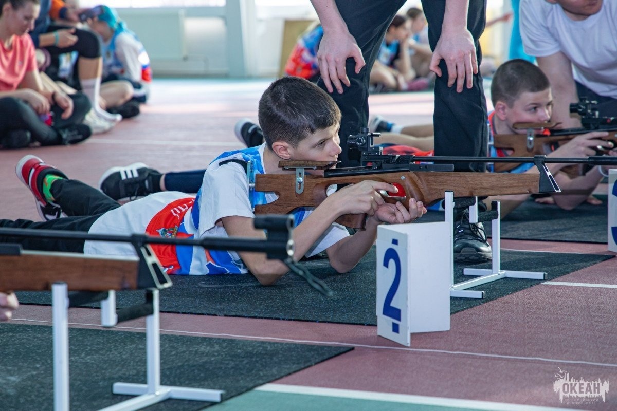 В детском центре «Океан» состоялся мастер-класс по биатлону