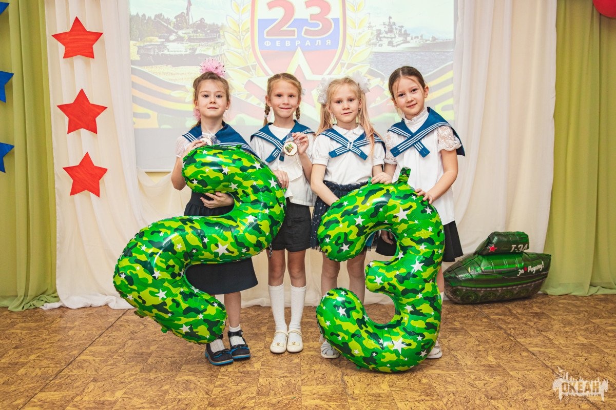 Настоящие герои: как в детском саду ВДЦ «Океан» проходит празднование Дня защитника Отечества