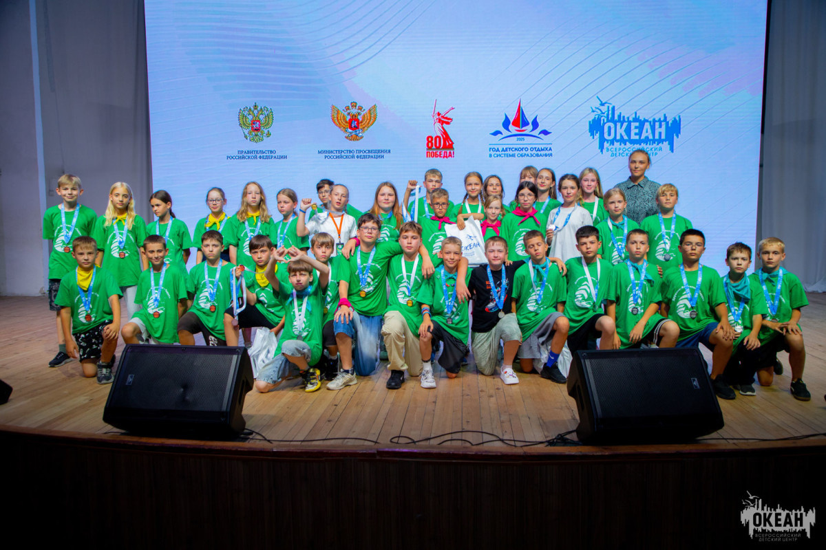 «Шоу-мастер», «Малая академия спорта», «Океанские принты», «В ритме футбола»: в «Океане» прошла церемония награждения программ VII смены 2025 года