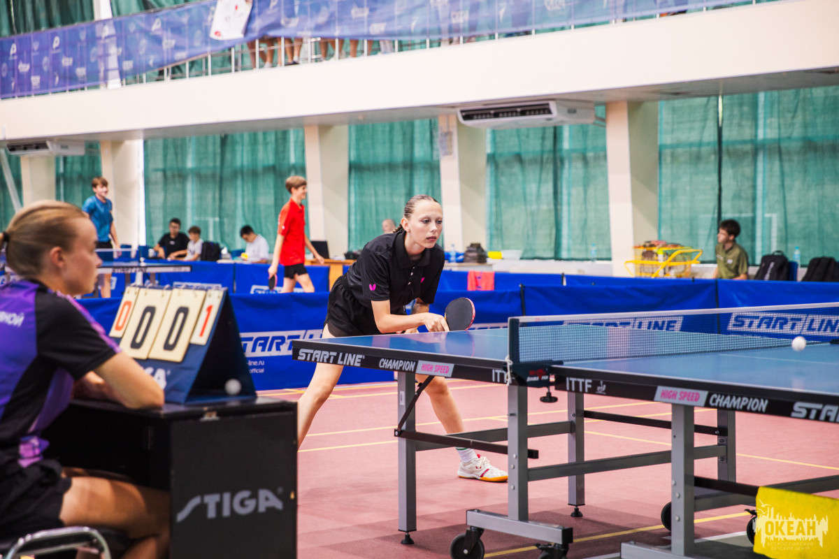 «Океанский Олимп»: в ВДЦ «Океан» прошли соревнования по настольному теннису