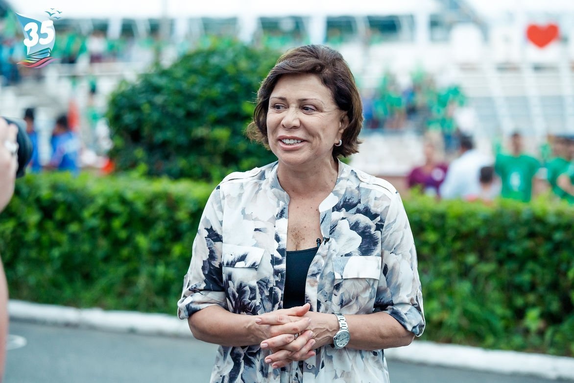 Поздравление с 35-летием «Океана» от Ирины Родниной