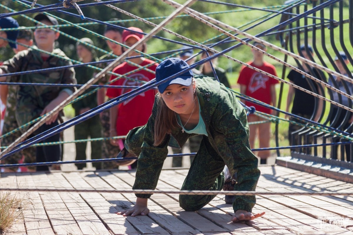 Гонка юнармейцев прошла во  Всероссийском детском центре "Океан"