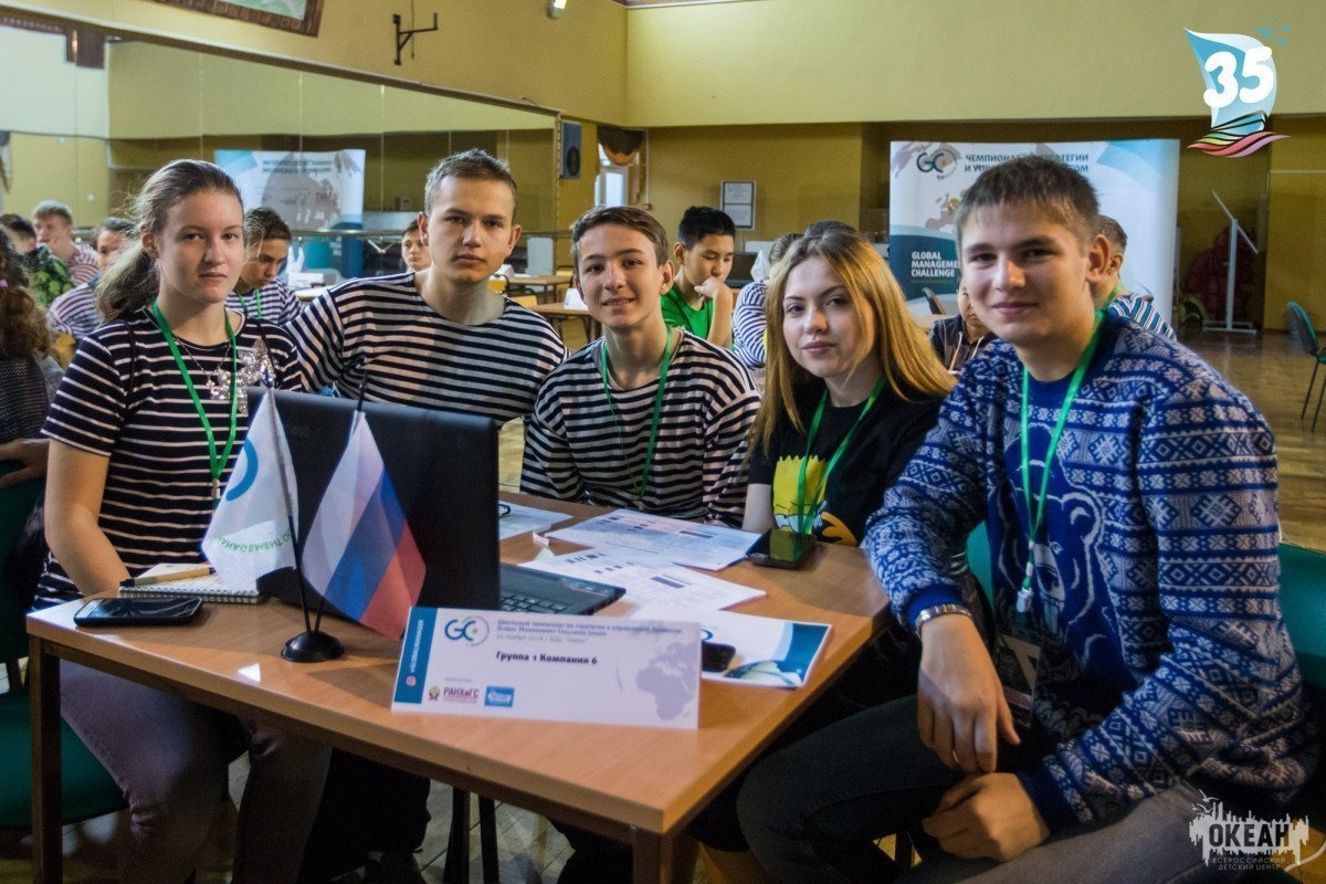Океанцы стали первыми участниками «Global management challenge Junior» на Дальнем Востоке