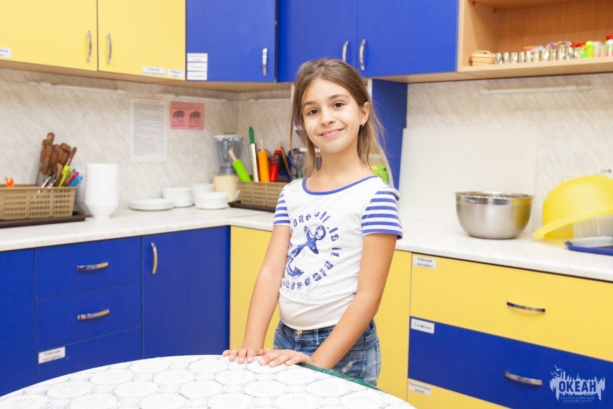 Участники программы «Профессионал 6+»: занятия в студии «Мастер-шеф»