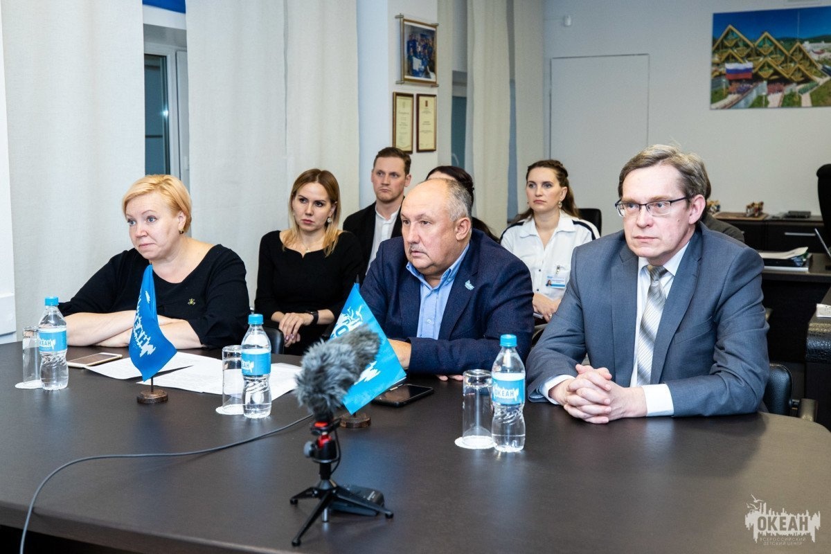 ВДЦ «Океан» – участник телемоста Министерства просвещения с международным и всероссийскими детскими центрами