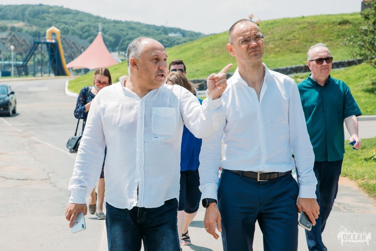 Первый заместитель Министра просвещения Российской Федерации Дмитрий Глушко посетил ВДЦ «Океан»