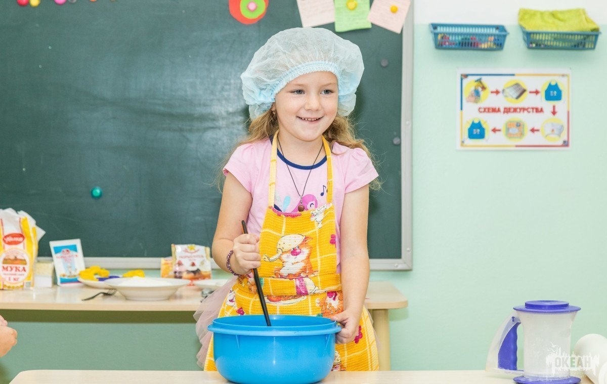 В детском саду «Океана» ребята научились печь печенье