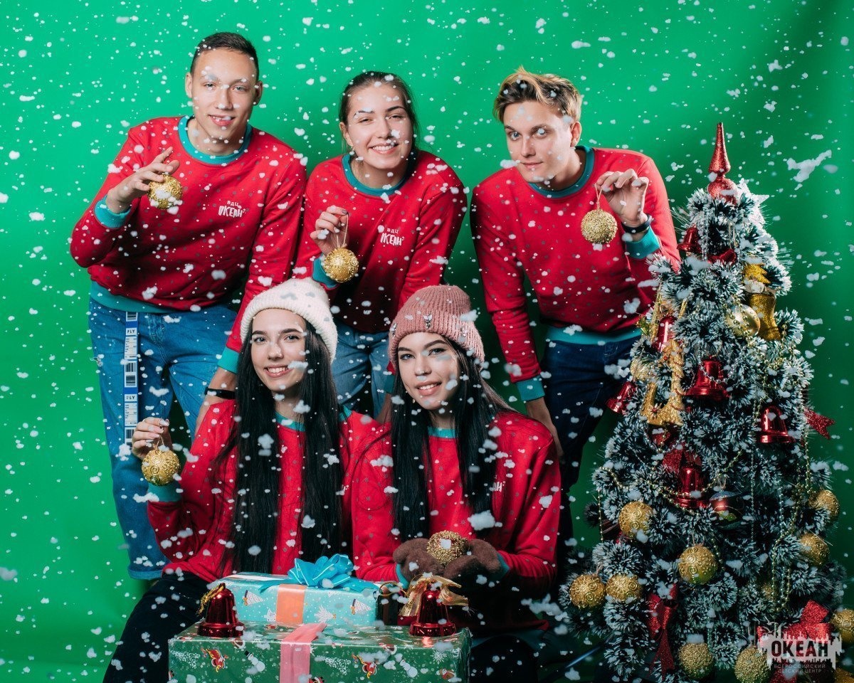 «Океан» встречает ребят на смену «Новогодний марафон активностей»