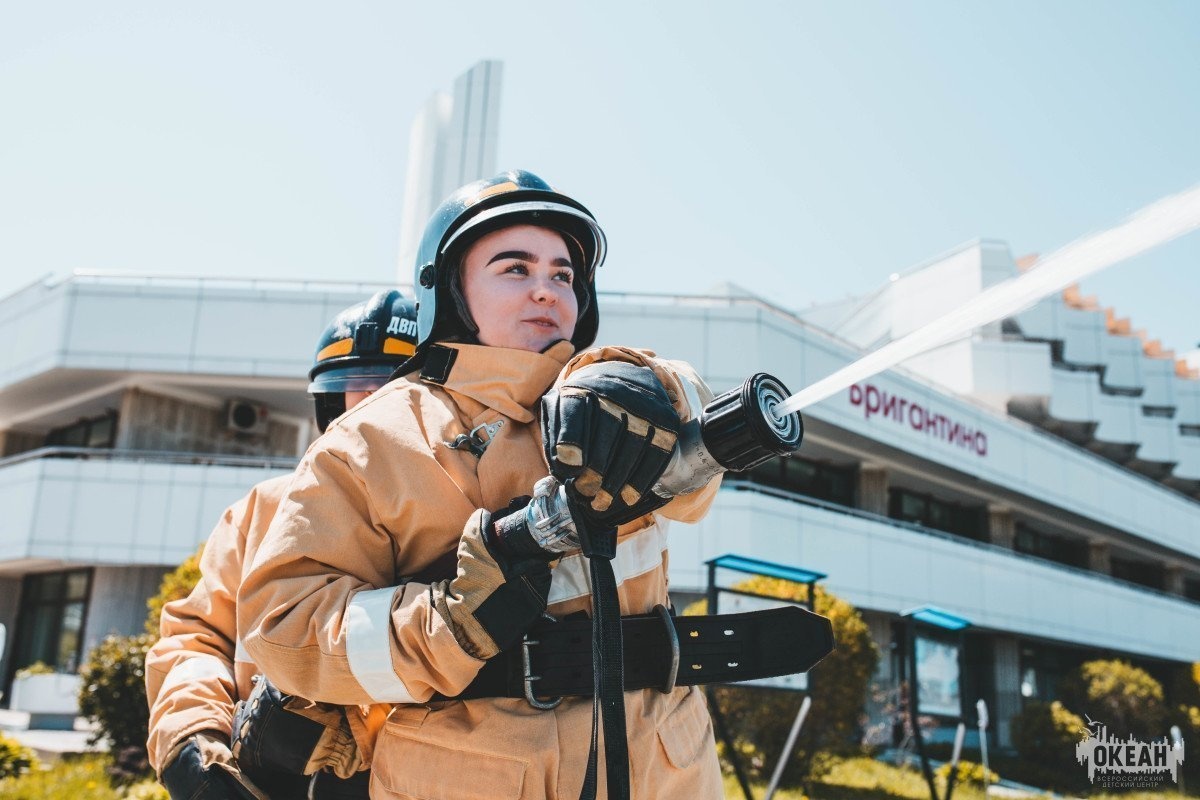 Основы пожарного дела преподают в ВДЦ «Океан»