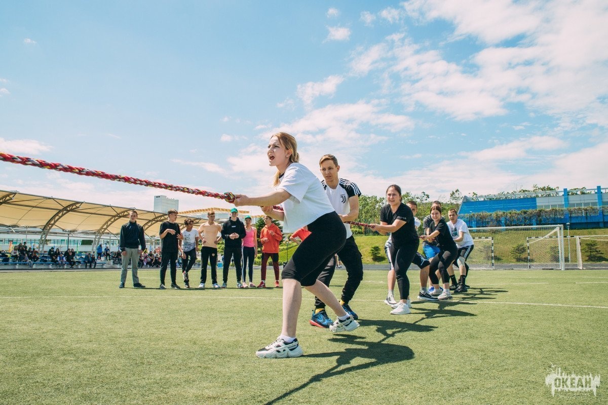 Спортивный фестиваль «Здоровое поколение» проходит в ВДЦ «Океан»