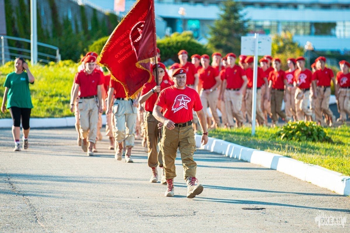 В «Океане» состоялась линейка, посвящённая окончанию Второй мировой войны