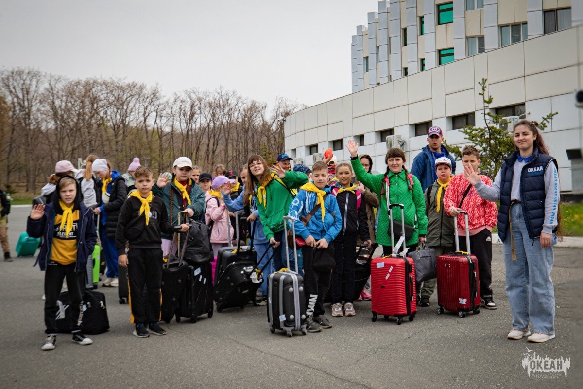 Юные орлята России приехали во Всероссийский детский центр «Океан»!