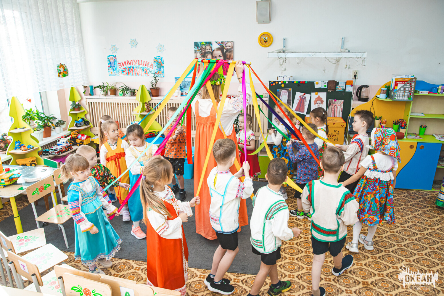 Путешествие в страну знаний: как проходят занятия в детском саду «Океана» в рамках Года дошкольного образования