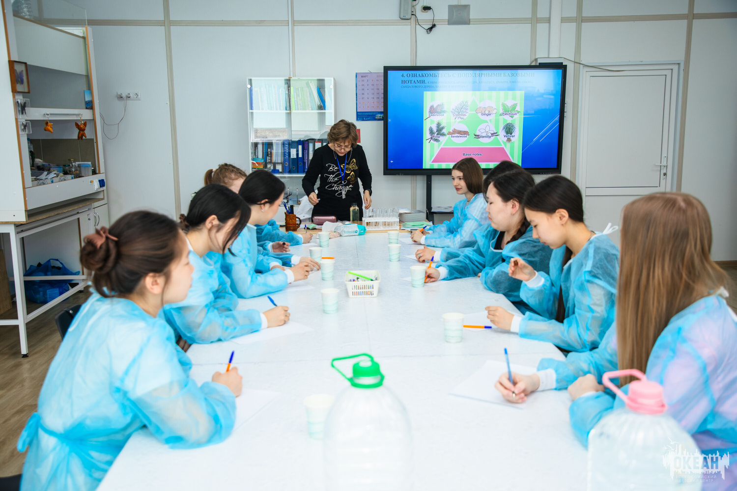 Юные биологи ВДЦ «Океан» осваивают курс «Функциональное здоровье»