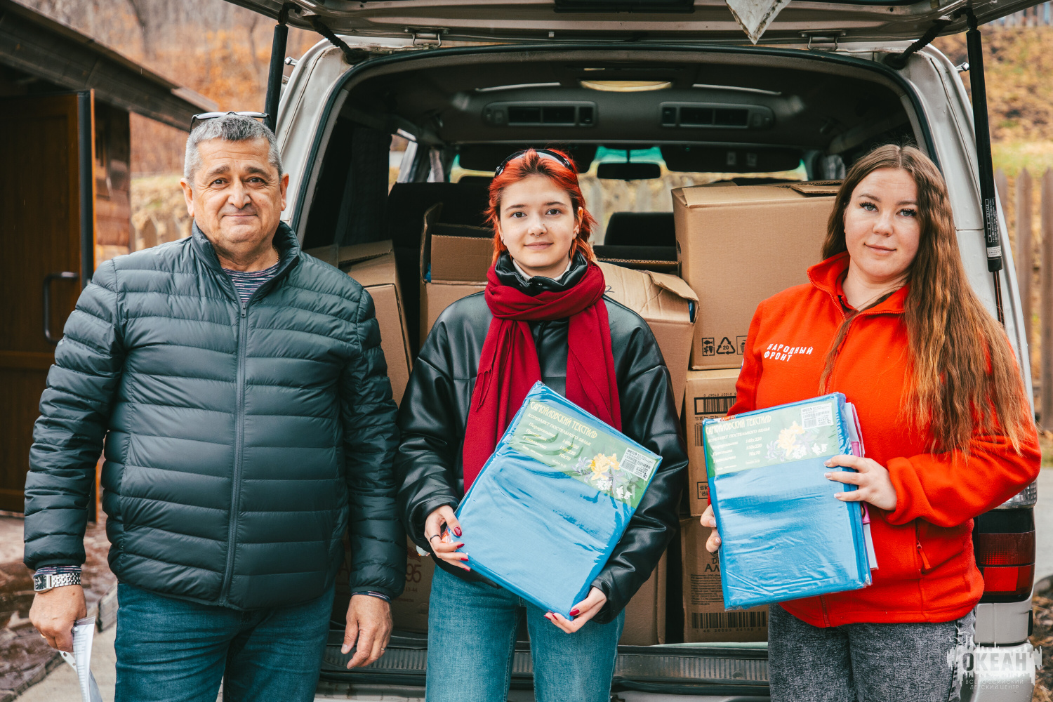 ВДЦ «Океан» присоединился к масштабной благотворительной акции в преддверии 9 мая: более 100 комплектов постельного белья передано бойцам