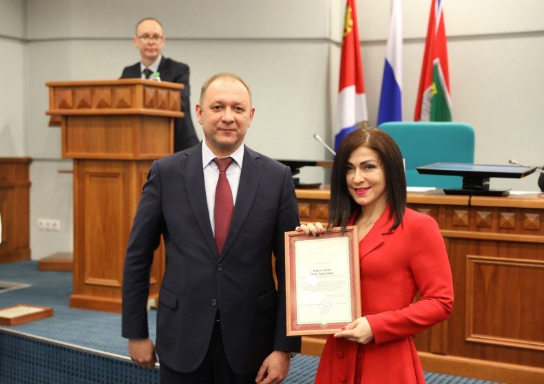 Руководитель службы охраны труда ВДЦ «Океан» отмечена наградой Думы Владивостока