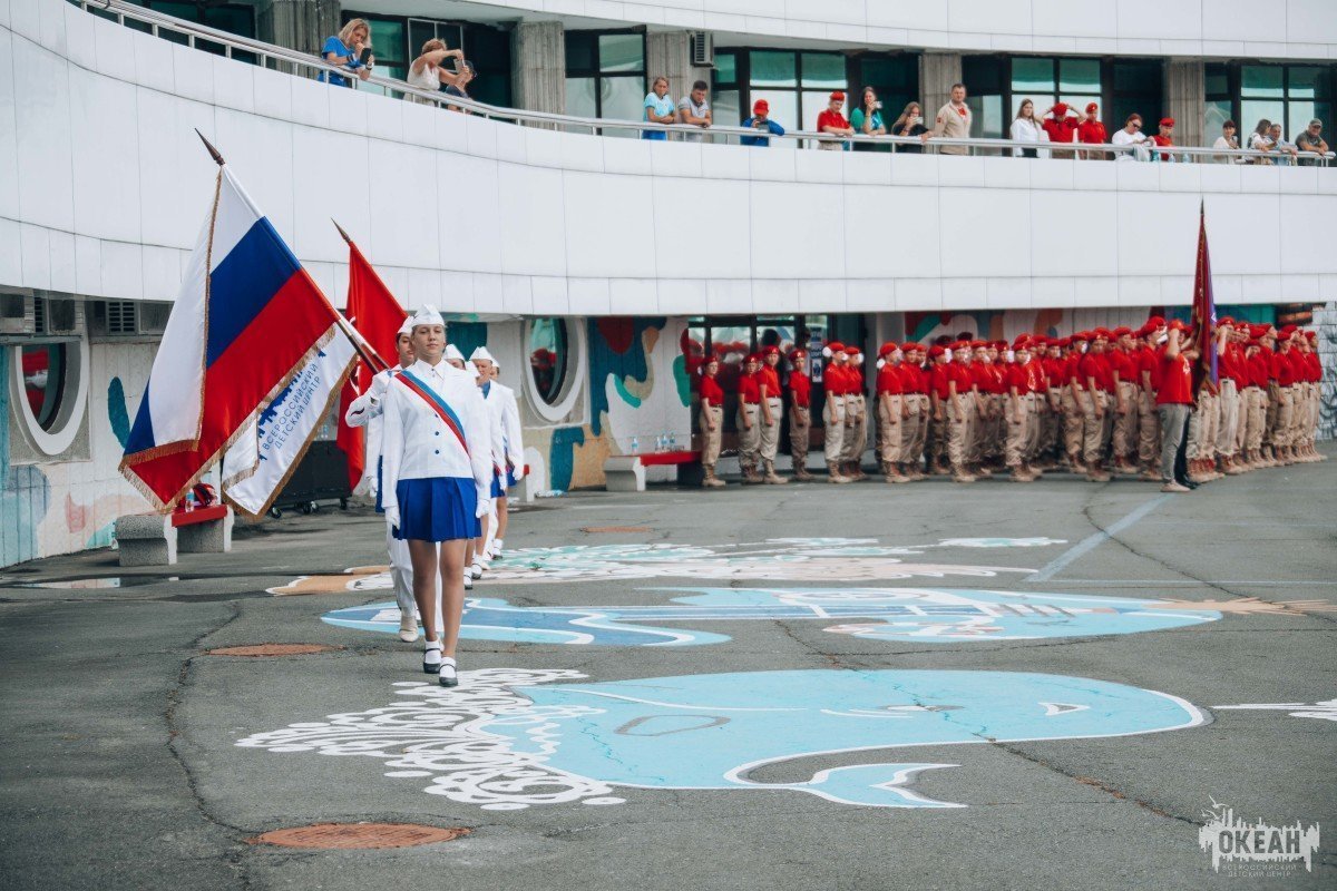 В ВДЦ «Океан» прошёл парад, приуроченный ко Дню воинской славы России